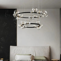 Contemporary Alyse LED Ring Chandelier