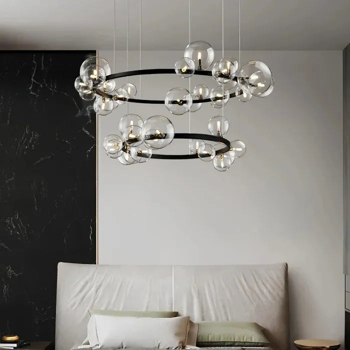 Contemporary Alyse LED Ring Chandelier
