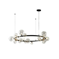 Contemporary Alyse LED Ring Chandelier