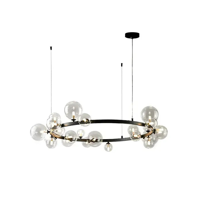 Contemporary Alyse LED Ring Chandelier