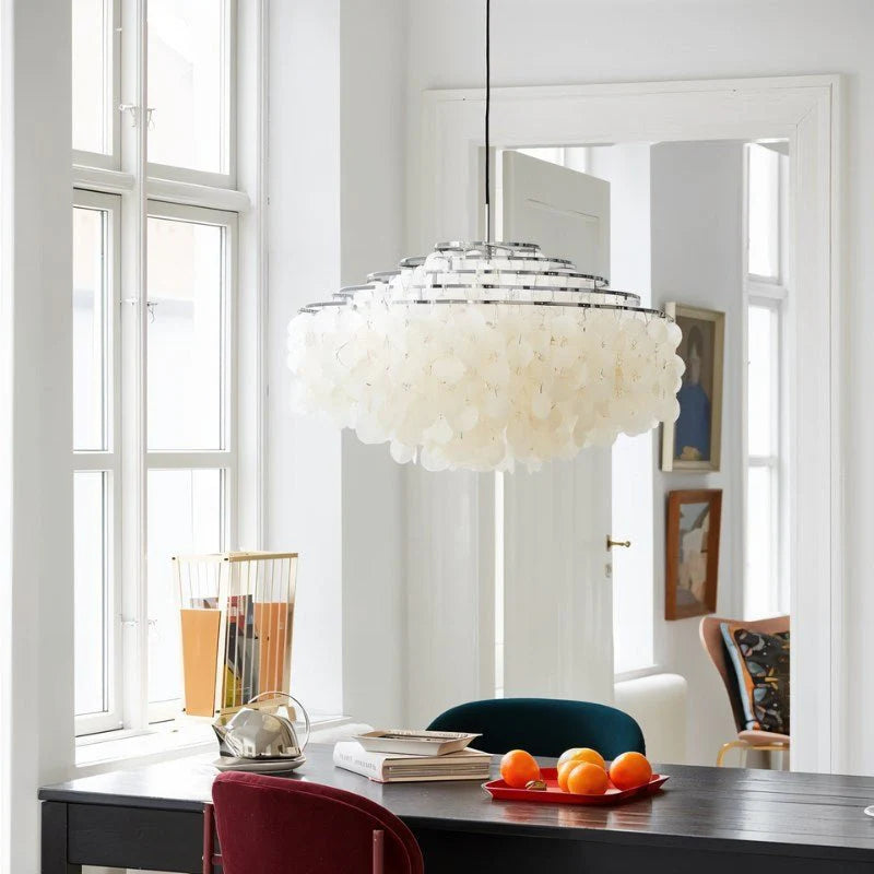 Modern Cloud-like Shell Chandelier