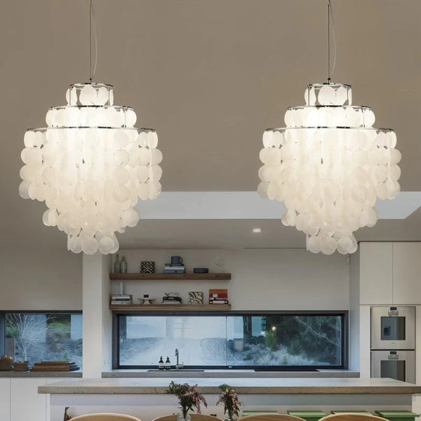 Lustre moderne en forme de nuage