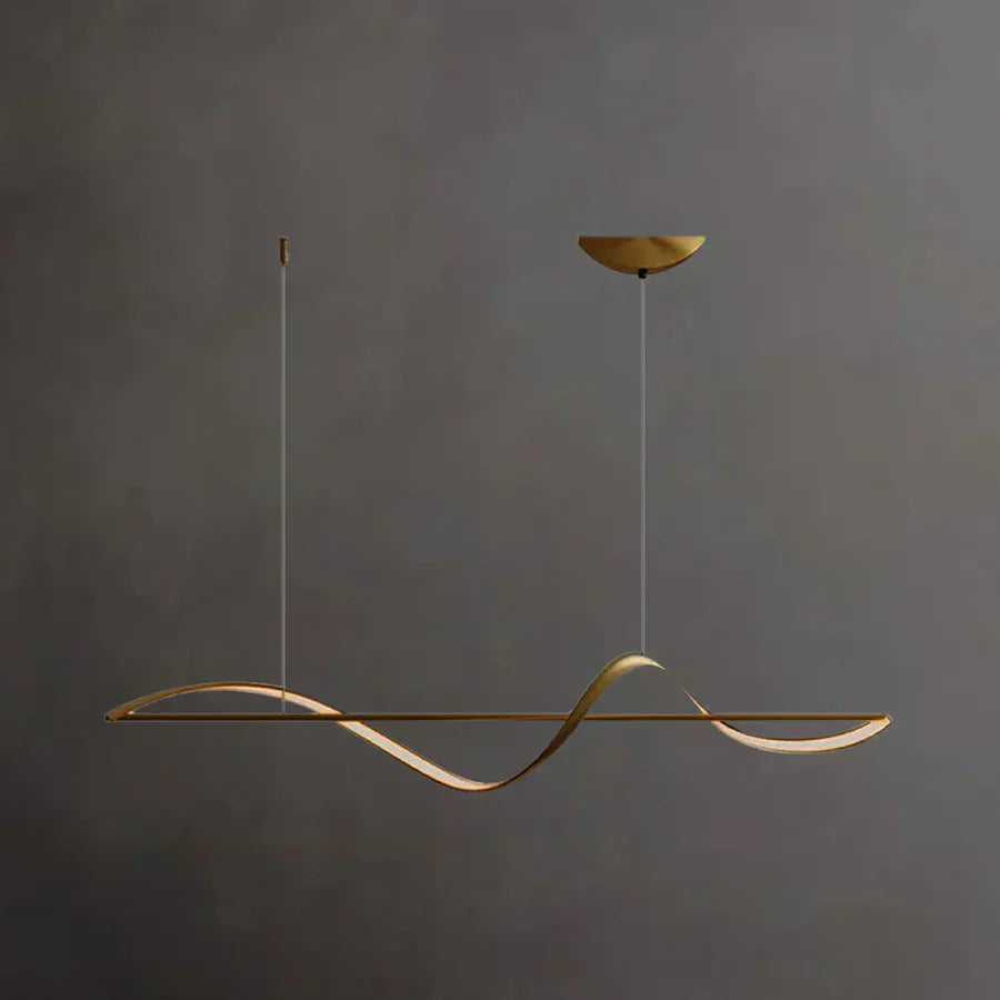 Moderne kreative italienische einfache Linien Restaurant Anhänger Licht Licht