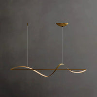 Moderne kreative italienische einfache Linien Restaurant Anhänger Licht Licht