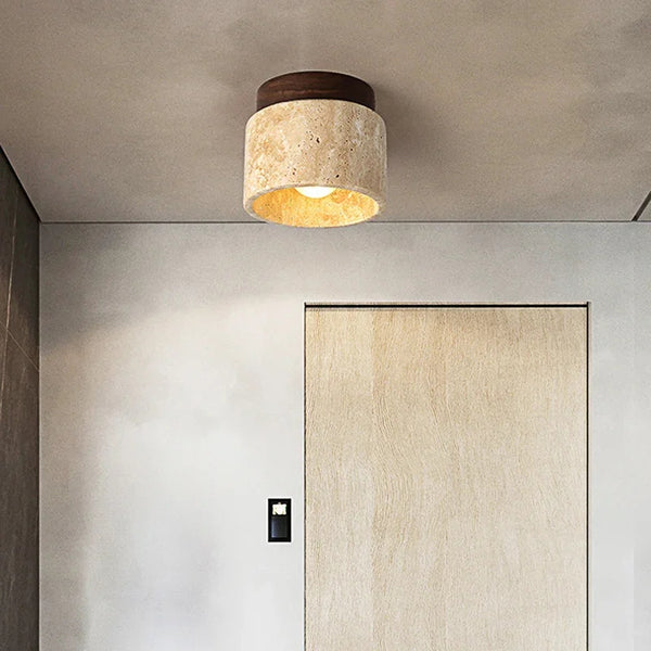 Moderne, kreative Deckenleuchte im cremefarbenen Stil