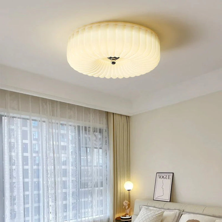 Klassisk rund Bauhaus glasloftslampe