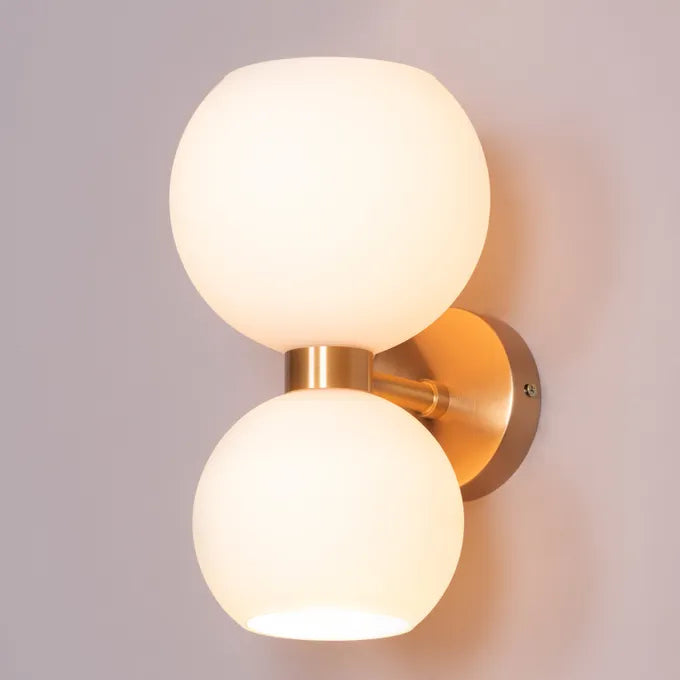 Trendy Round Glass Wall Light