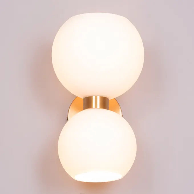 Trendy Round Glass Wall Light