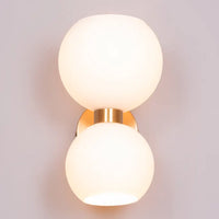 Trendy Round Glass Wall Light