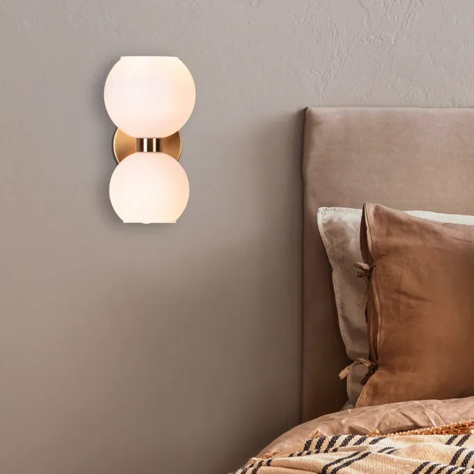 Trendy Round Glass Wall Light