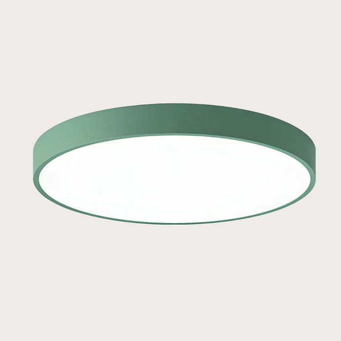 modern-round-led-ceiling-light-green